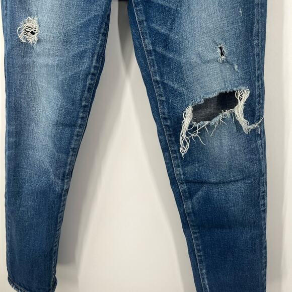Moussy Mid-Rise Distressed Skinny Jeans - Picture 4 of 8